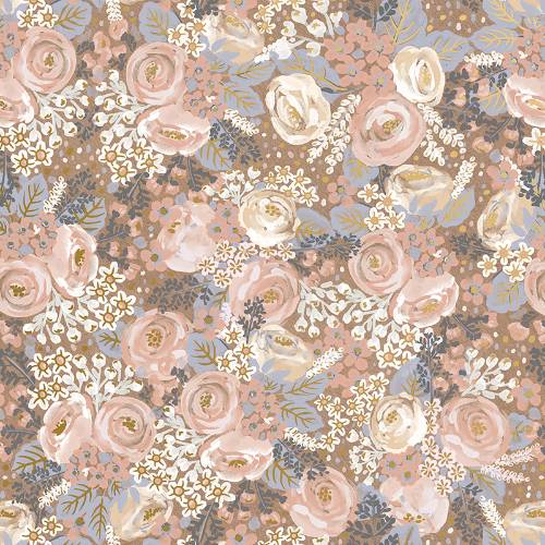 Bouquet Gift Wrap Paper — elegant bouquet romantic gift wrap design