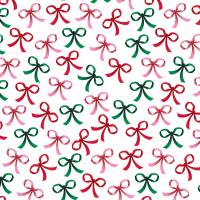 Bow Toss Gift Wrap Paper — Bow Toss Christmas gift wrap pattern