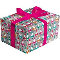 Bright Santa Gift Wrap Paper Wholesale gift wrap paper, Jillson & Roberts gift wrap, Christmas gift wrap, Winter gift wrap, Holiday gift wrap, Hanukkah gift wrap