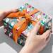 Bright Santa Gift Wrap Paper - XB602