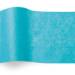 Bright Turquoise Tissue Paper — Vivid bright turquoise/cyan blue tissue paper sheet, smooth finish