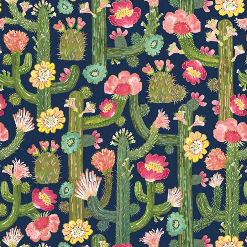 Cactus Blooms Gift Wrap Paper — versatile cactus blooms all-occasion gift wrap