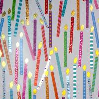 Candle Crush Gift Wrap Paper — Candle Crush celebration gift wrap design