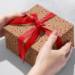 Candy Cane Glitter Gift Wrap Paper - XB791