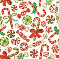 Candy Party Gift Wrap Paper — Candy Party Christmas gift wrap pattern