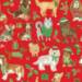 Canine Christmas Gift Wrap Paper — festive Canine Christmas holiday wrapping paper design