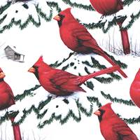 Cardinals Gift Wrap Paper
