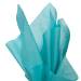 Caribbean Blue Tissue Paper — Bright vivid tropical turquoise blue tissue paper sheet, smooth finish