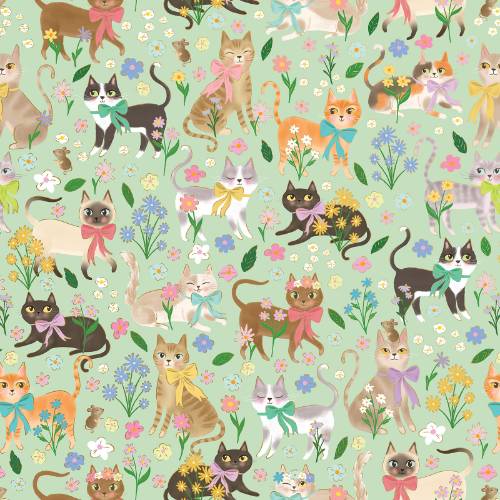 Caturday Gift Wrap Paper — Caturday celebration gift wrap design