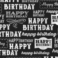 Chalkboard Birthday Gift Wrap Paper — fun chalkboard birthday birthday gift wrapping paper