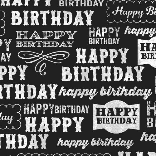Chalkboard Birthday Gift Wrap Paper — fun chalkboard birthday birthday gift wrapping paper