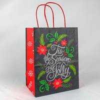 Chalkboard Carols Paper Shopping Bag (Cub)