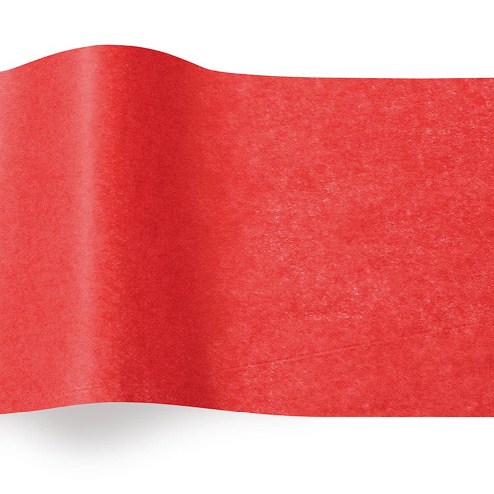 Red Waxed Tissue Paper, 20 x 30 per sheet-TWX-RD