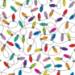 Christmas Lights White Printed Tissue Paper - BXPT509