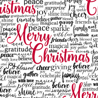 Christmas Sayings Gift Wrap Paper — festive Christmas Sayings holiday wrapping paper design