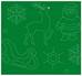 Christmas Stitch Green Tissue Paper (Closeout) - CO-RC-1036B