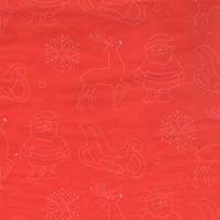 Christmas Stitch Red Tissue Paper