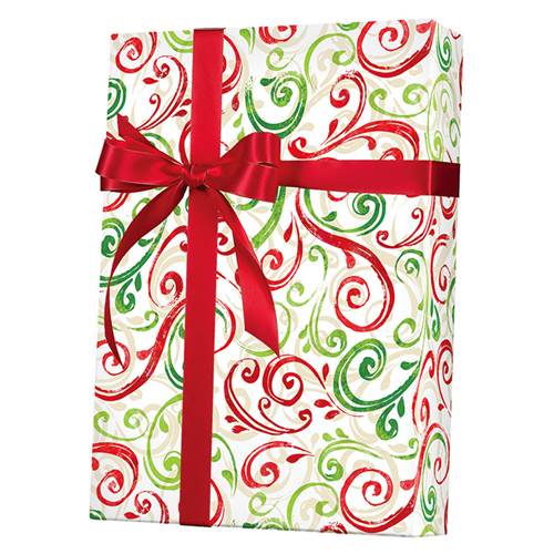 Christmas Swirl Gift Wrap