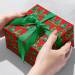 Christmas Trees Red Gift Wrap Paper - XB868