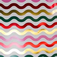 Christmas Waves Gift Wrap Paper — Christmas Waves Christmas gift wrap pattern