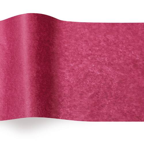 Claret Tissue Paper — Deep dark wine red/burgundy tissue paper sheet, smooth finish