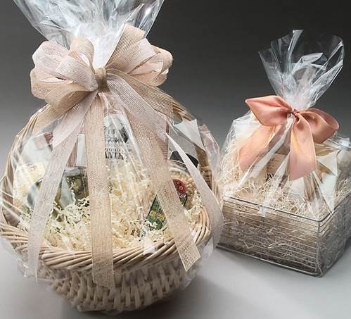 Clear Basket Bags (Round Bottom)