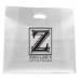 Clear Frosted Die Cut Shopping Bags - 2408FRS