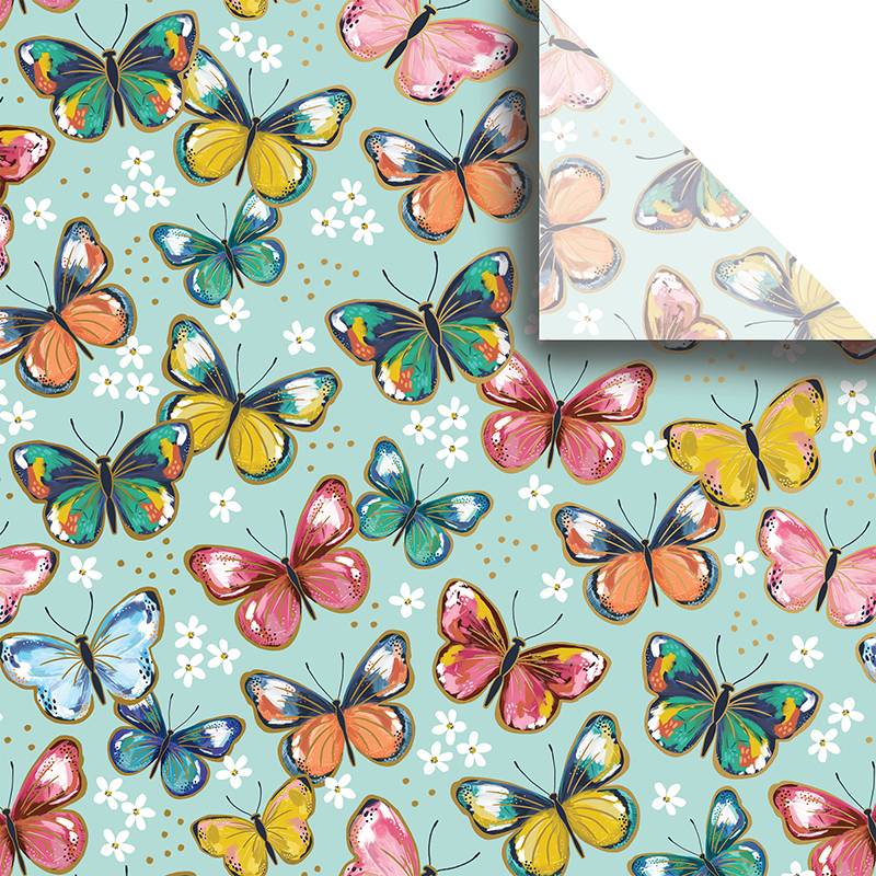 Colorful Butterflies Tissue Paper 20x30 | 240 Sheets Wholesale