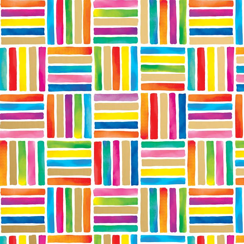 Colorful Lines Gift Wrap Paper | Wholesale Gift Wrap