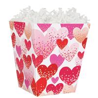 Confetti Hearts Sweet Treat Box Sweet Treat Boxes, Gift Basket Packaging