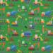 Construction Trucks Green Gift Wrap Paper — fun construction trucks green birthday gift wrapping paper