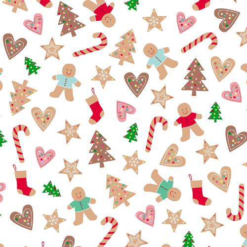 Cookie Swap Gift Wrap Paper — Cookie Swap Christmas gift wrap pattern