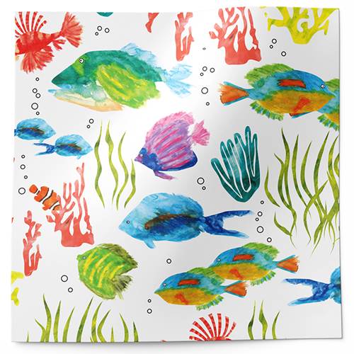 Coral Reef New Patterned Tissue Paper 20 x 30 Sheets - 240 / Pack
