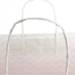 Coral on White Shopping Bag
