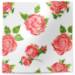 Cottage Rose printed tissue paper featuring soft painterly rose illustrations on a white background
