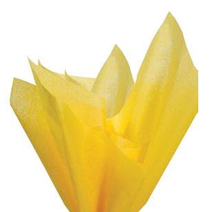 Dandelion Economy Tissue Paper — Bright warm yellow tissue paper, lightweight economy tissue