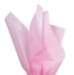 Dark Pink Tissue Paper — Soft medium pink, slightly muted tissue paper sheet, smooth finish