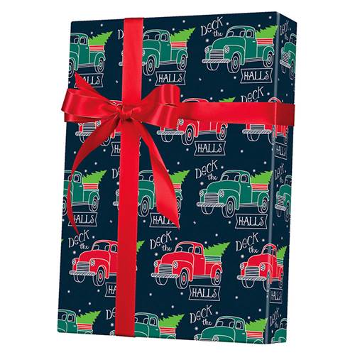 Deck The Halls Gift Wrap Paper