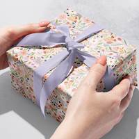 Delicate Floral Gift Wrap Paper