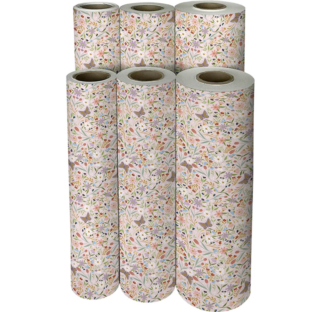 66/80/100pcs Wrapping Paper Print Tissue Paper Floral Gift Packaging  Material