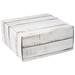 Distressed White Wood Mailing Box  - 52102