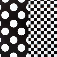 Dots & Checks Rev. Gift Wrap Paper — Dots & Checks Rev. everyday wrapping paper design