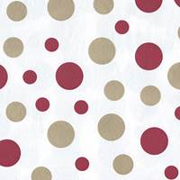 Dots Red & Gold Tissue Paper