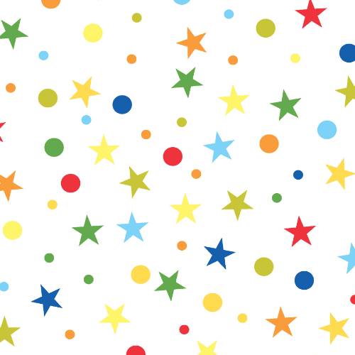 Dotty Stars Gift Wrap Paper — colorful dotty stars birthday party wrapping paper