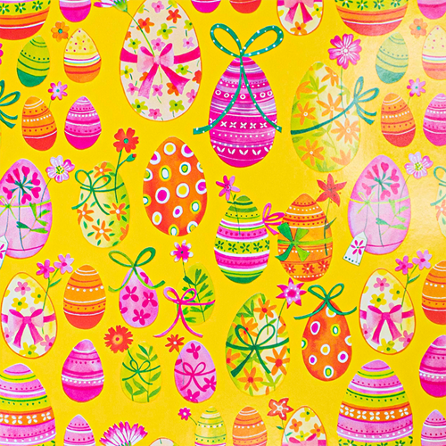 Easter Eggs Gift Wrap Paper