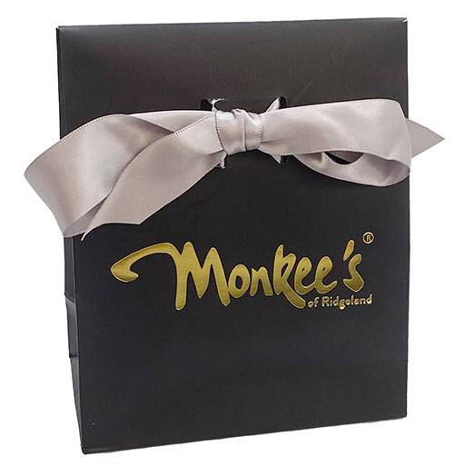 Black with Silver Ribbon