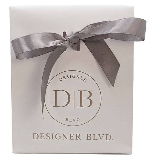 White with Silver Ribbon