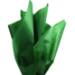 Evergreen Tissue Paper — Deep dark forest green tissue paper sheet, smooth finish