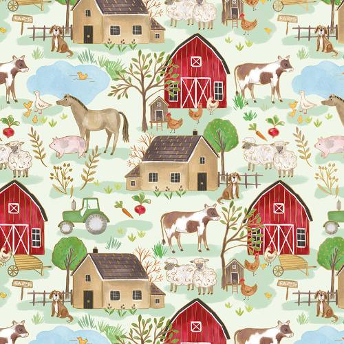 Farm Life Gift Wrap Paper — Farm Life celebration gift wrap design