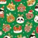 Festive Faces Gift Wrap Paper — Festive Faces Christmas gift wrap pattern